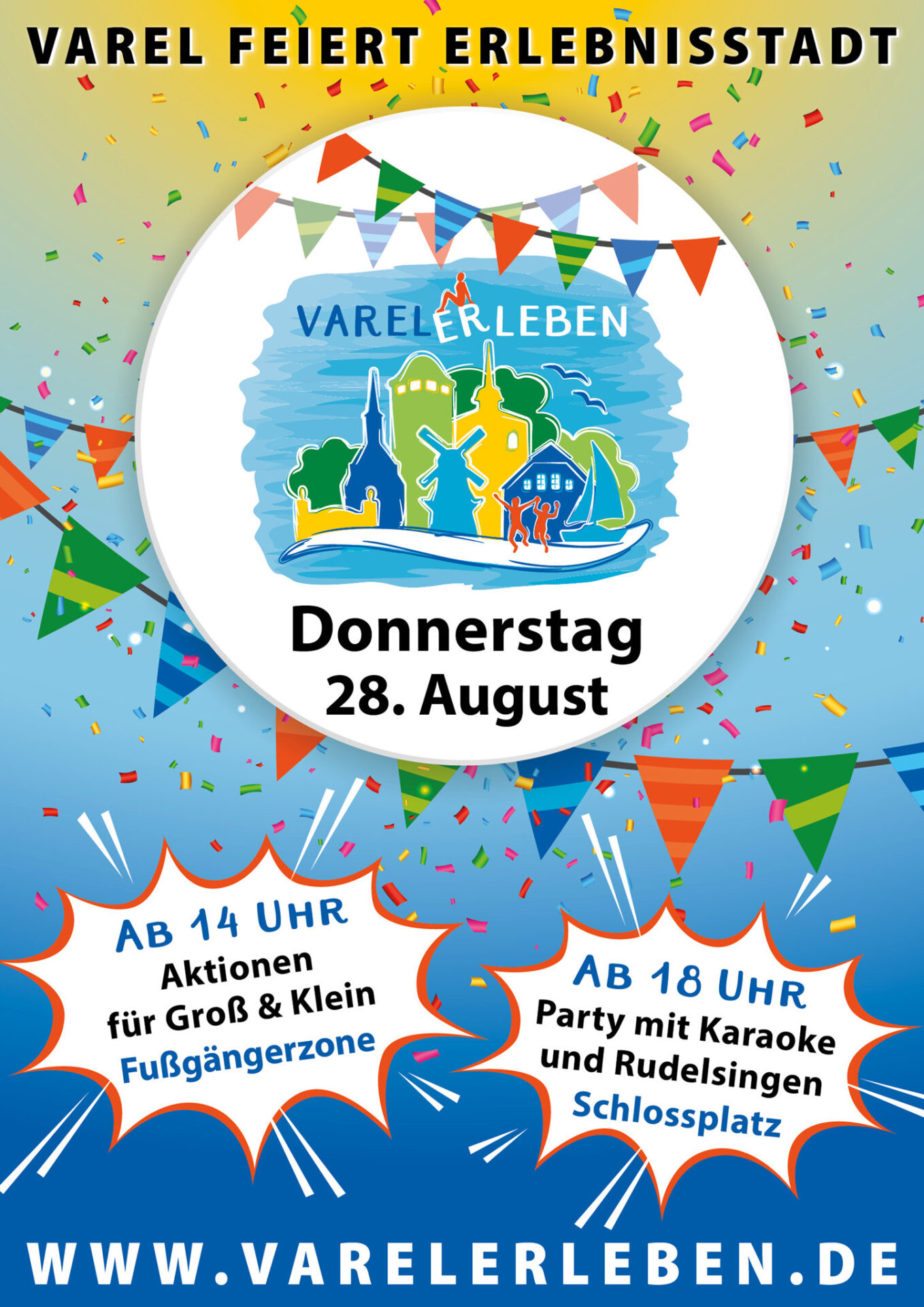 varel feiert plakat varel feiert plakat